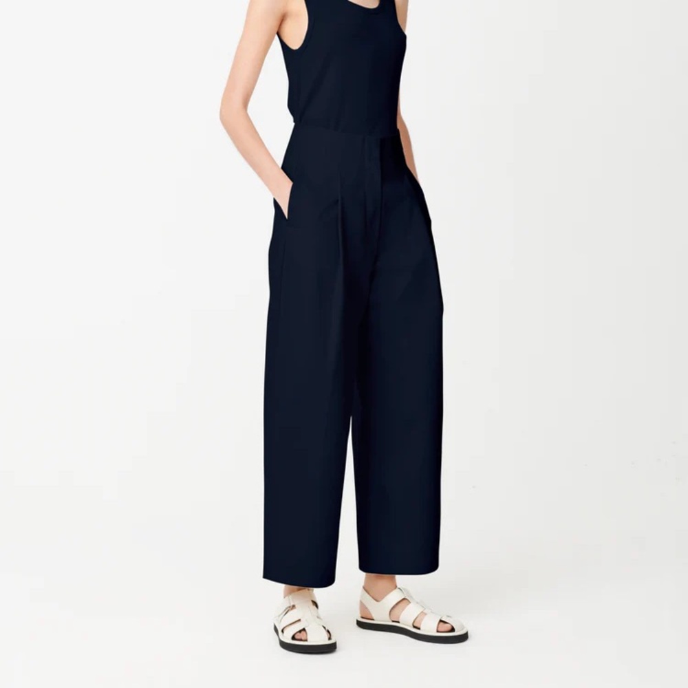 Sold Dordoni volume navy trousers